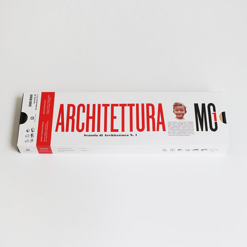 corraini Bruno Munari｜MC1 Architecture Box MC1 アーキテクチャーボックス/オブジェ 積み木