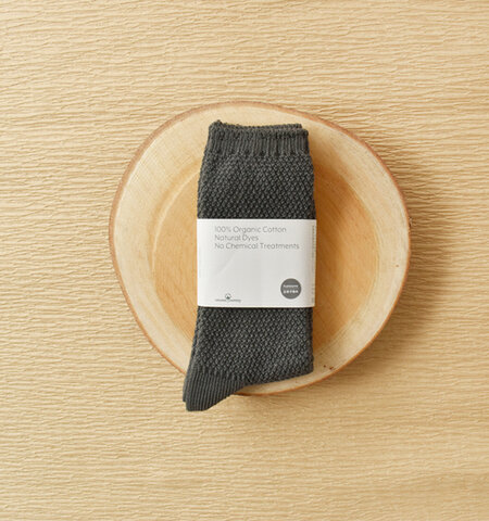 ORGANIC GARDEN|コットン 抗菌 鹿の子編み ソックス 靴下 8-0037