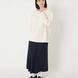 HOLLYWOOD RANCH MARKET|ウェーブコットン エクストラファインメリノ ウールウォッシャブル ボートネック