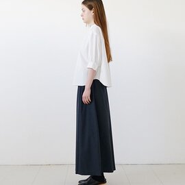 Mochi｜ flare wide pants [ma23-pt-01/deep blue] フレアーワイドパンツ