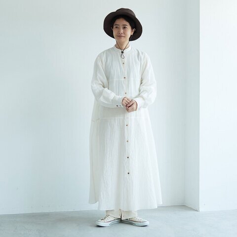 yuni｜Recycle/Cotton/Nylon シャツワンピース　1701OP010222