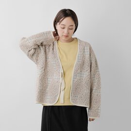 passe present le prmer|ふくれジャガード ジャケット カーディガン prm-2056
