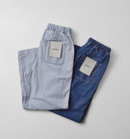 Johnbull|ライトデニム イージー デッキ パンツ jl253p01-nk