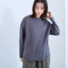 TUTIE.|-土へ還る-しわになりにくい長袖Tシャツ /染めなおし対応
