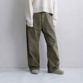ORDINARY FITS|ヘリンボーン スプラッシュペイント ベルパンツ BELL PANTS 180od-326