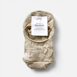 Homie｜リネンフットカバー h-046-yo 靴下 ソックス 