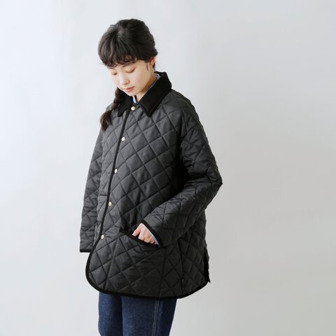 Traditional Weatherwear|リサイクル タフタ キルティング Aライン コート “WAVERLY TW BF ” l222apqco0317aa-ms ウェーバリー トラディショナルウェザーウェア