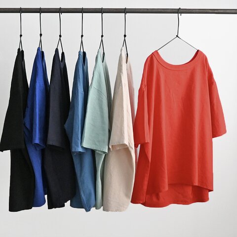 maillot|リネンコットン・バックタックTee