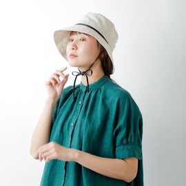 Chapeaugraphy｜aranciato別注 綿麻 シャンブレー / リネンオックス ソフト キャペリン ハット 00103o-rf  母の日 ギフト