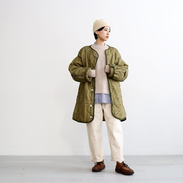 ■ベージュ(身長160cm、着用サイズ0)