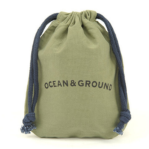 OCEAN＆GROUND ｜コットン巾着小 OCEAN＆GROUND