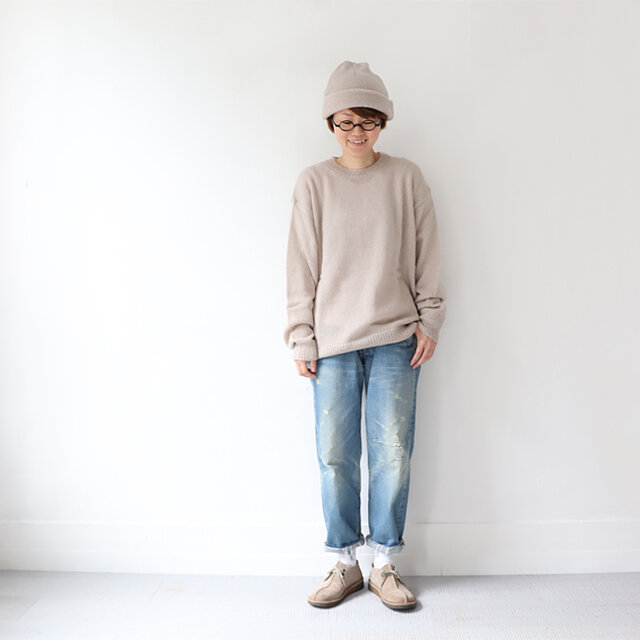 スノー (ライトグレージュ系) / 3 着用、モデル身長:160cm
