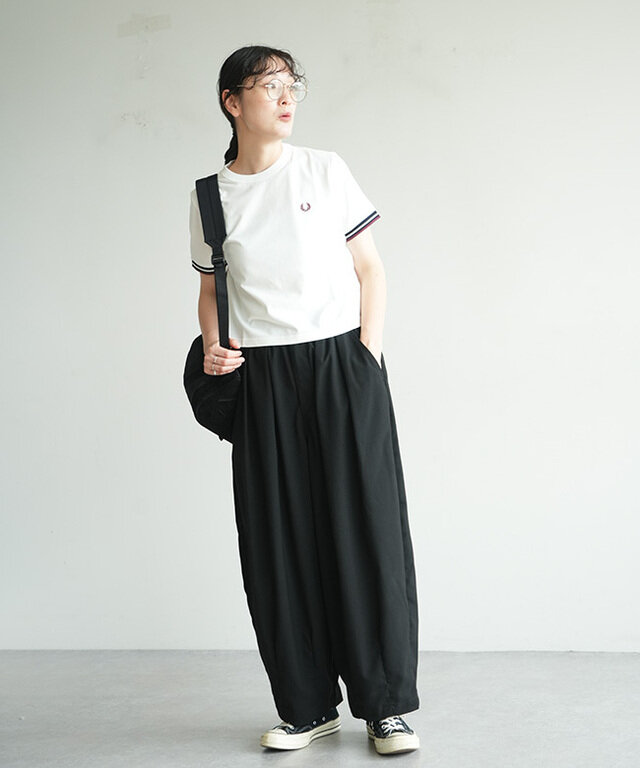 身長:165cm/着用カラー:129 SNOW WHITE/着用サイズ:10
