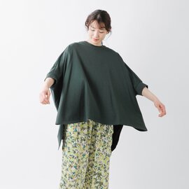 mizuiro ind｜コットン ワイド コクーン Tシャツ 1-210016-kk