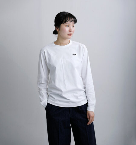 THE NORTH FACE|フラッシュドライ ヌプシ コットン 長袖Tシャツ L/S FD Nuptse Cotton Tee ntw32535