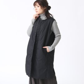 TUTIE.|ハイカウントコットンダウンロングベスト PRE SALE