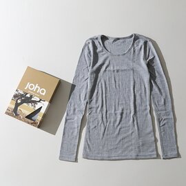 joha|最高品質メリノウールを使用 メリノウール 長袖アンダーシャツ ROSE Sサイズ kurashisha