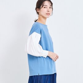 TUTIE.|コットン天竺ボリュームスリーブプルオーバー