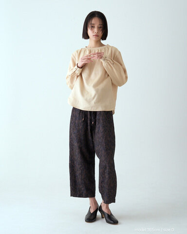 hatsutoki|glass scape イージーカーブパンツ(ナイト)