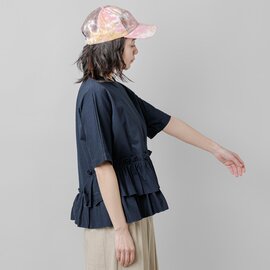 RHODOLIRION｜コットン スワロー フリル ティアード ブラウス “Swallow Frill Tiered Top” or780-mn