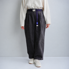 YARMO "THE UNIFORM"|コットン コーデュロイ ベルト付き コンフィパンツ ytu-26aw-tr5co