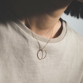 les bon bon|hoop chocker ネックレス 10金 フープ