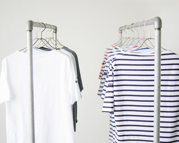 SAINT JAMES|コットンボートネックTシャツ piriac/piriac-au-ms