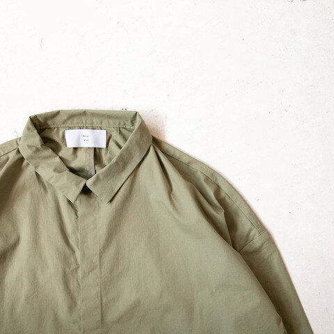 MUYA｜Soutien collar wide coat ステンカラーワイドコート/2color