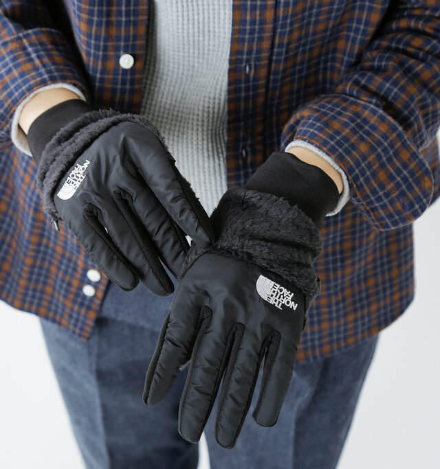 The North Face タッチスクリーン対応デナリイーチップグローブ Nn61919 Ms Piu Di Aranciato ピウディアランチェート キナリノモール