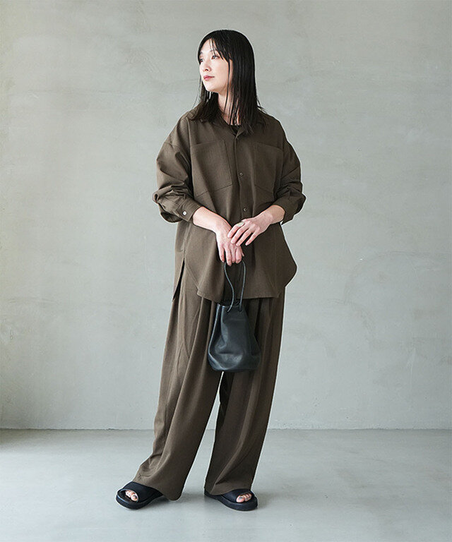 身長:165cm / カラー:608 ブラウン / サイズ:3