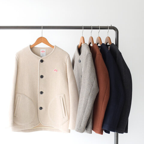 Danton ウールモッサ シングル ノーカラー ジャケット Jd 03wom Jd 90wom ダントン Crouka クローカ キナリノモール Danton ウールモッサ シングル ノーカラー ジャケット Jd 03wom Jd 90wom ダントン Crouka クローカ キナリノモール