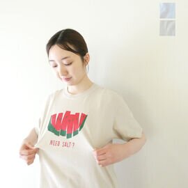 NATURAL LAUNDRY|スイカのTシャツ(7263C006)ナチュラルランドリー【メール便対象】