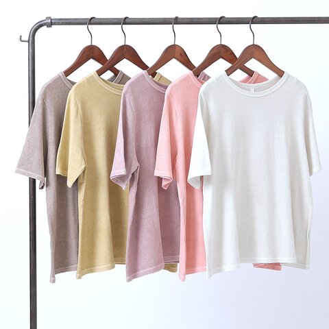 TUTIE.|-土へ還る-ベンガラ染めTシャツ【WEB限定】