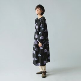 susuri｜コットン ウール 刺繍 ピーテル ドレス 23-252