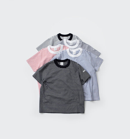 ORCIVAL|ストレッチ クルーネック 半袖 プルオーバー Tシャツ or-c0415ccf-rf