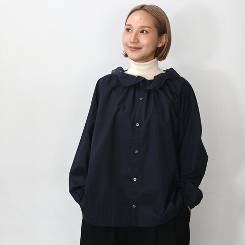 UNIVERSAL TISSU|顔周りが一気に華やかに ナチュラルタイプライター イタリアンフィレレース2WAYブラウス kurashisha