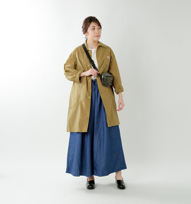 model hikari:165cm / 48kg
color : camel / size : 36