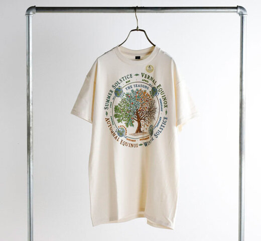 Liberty Graphics|LIBERTY GRAPHICS リバティーグラフィックス アートシルクプリントTシャツ The Seasons X4F
