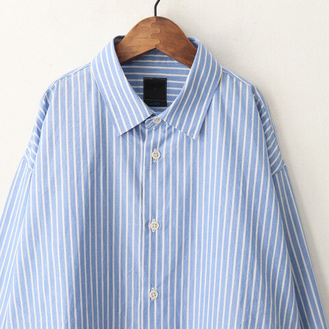 maillot｜Big Pocket Stripe Shirt JK ビッグポケットストライプシャツジャケット MAS-24103