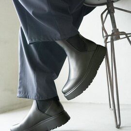 Papillio by BIRKENSTOCK|THEDA CHELESEA セダチェルシー サイドゴア ナチュラルレザープラットフォームウェッジソール 厚底 (NARROW FIT/幅狭) 1033120