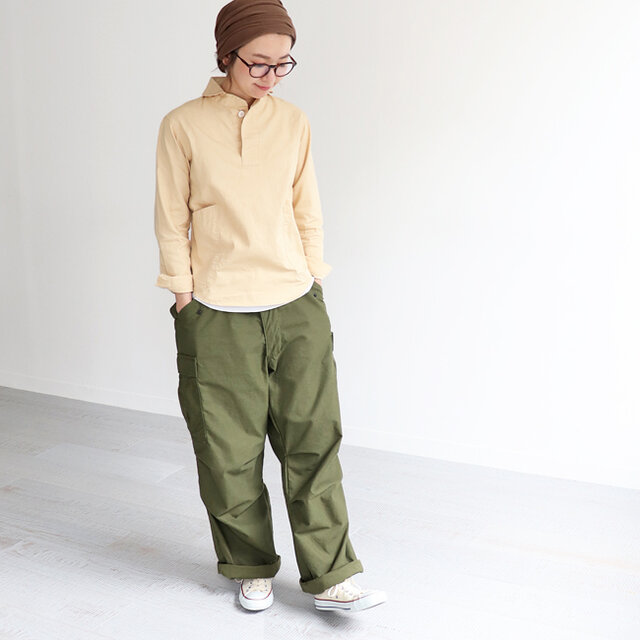 ベージュ / 2 着用、モデル身長:167cm