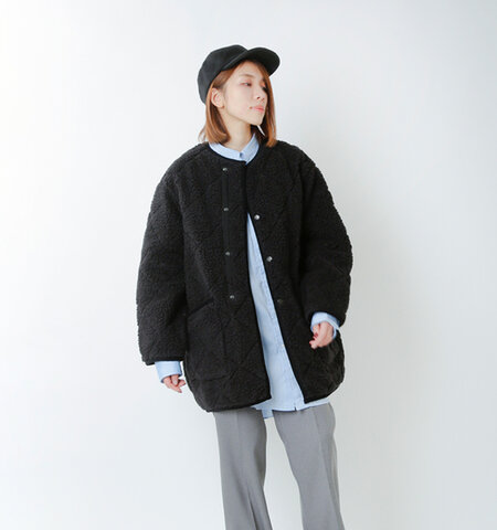 Barbour キルティングボアノーカラーコート Slq0021 Rf Piu Di Aranciato ピウディアランチェート キナリノモール Barbour キルティングボアノーカラーコート Slq0021 Rf Piu Di Aranciato ピウディアランチェート キナリノモール