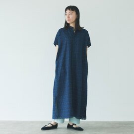 yuni｜単色刺繍シャツワンピース 1701OP042241