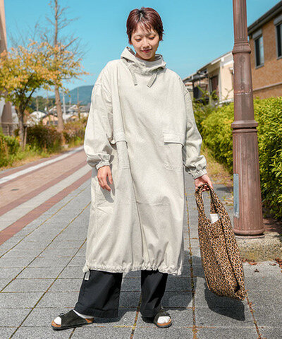 solamonat poche|サルベージパーカーワンピース poche-hb-pktu