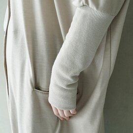 Mochi｜dolman long knit cardigan [grey beige]
