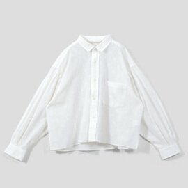 GRANDMA MAMA DAUGHTER｜アンティークレースボリューム袖ショートシャツ GS2414132