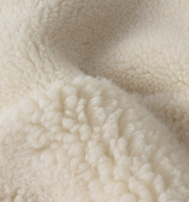 ボア部分:POLYESTER 85% WOOL 15%