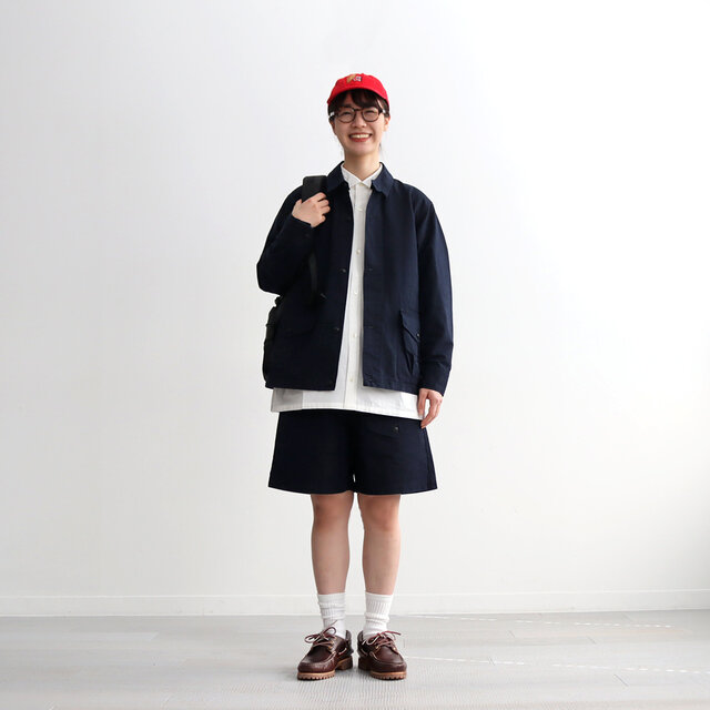 ■ネイビー(身長166cm、着用サイズ0)