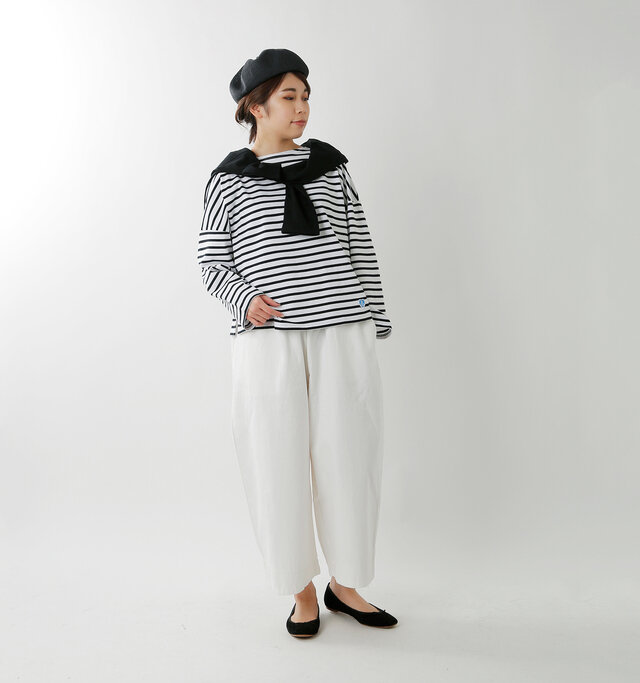 model hikari 165cm / 48kg
color: white / size: 1