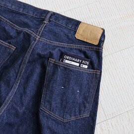 ORDINARY FITS｜LOOSE ANKLE DENIM PANTS -ONE WASH